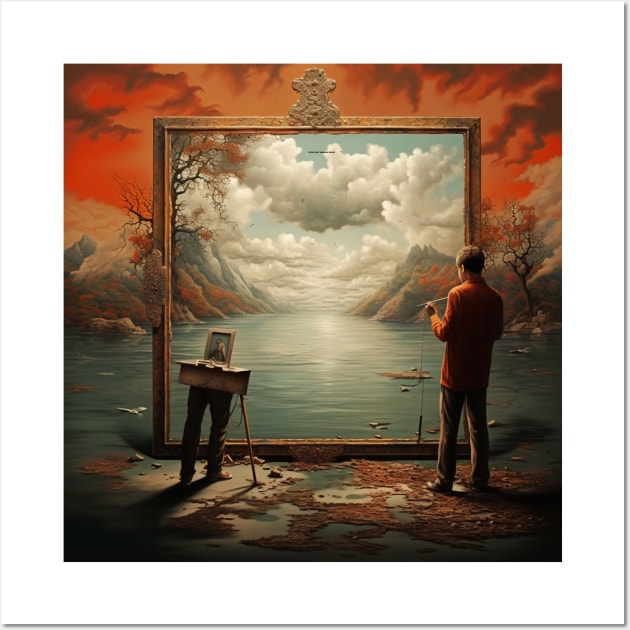 creation of reality Wall Art by FehuMarcinArt